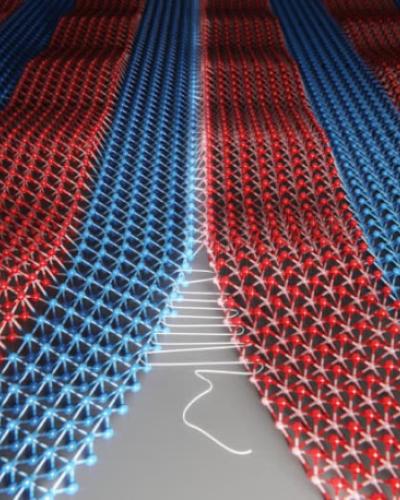 Atomic Lattices being sewn together