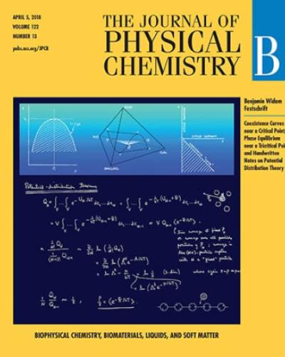 Cover of Journal of Physical Chemistry