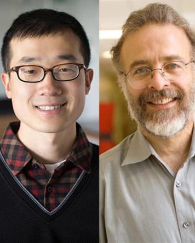 Professors Song Lin and Héctor D. Abruña